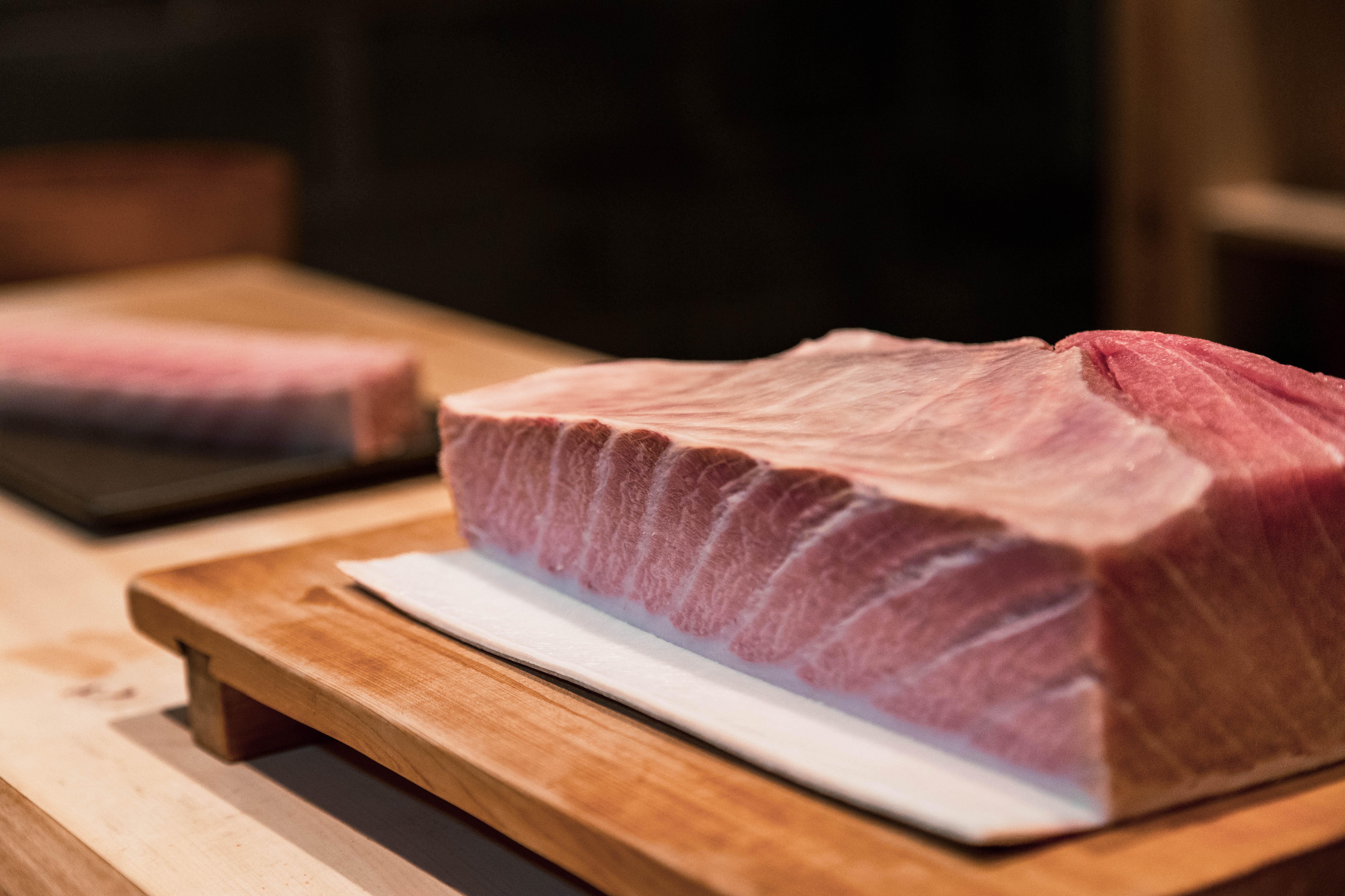 Tuna preparation at Sushi Amane