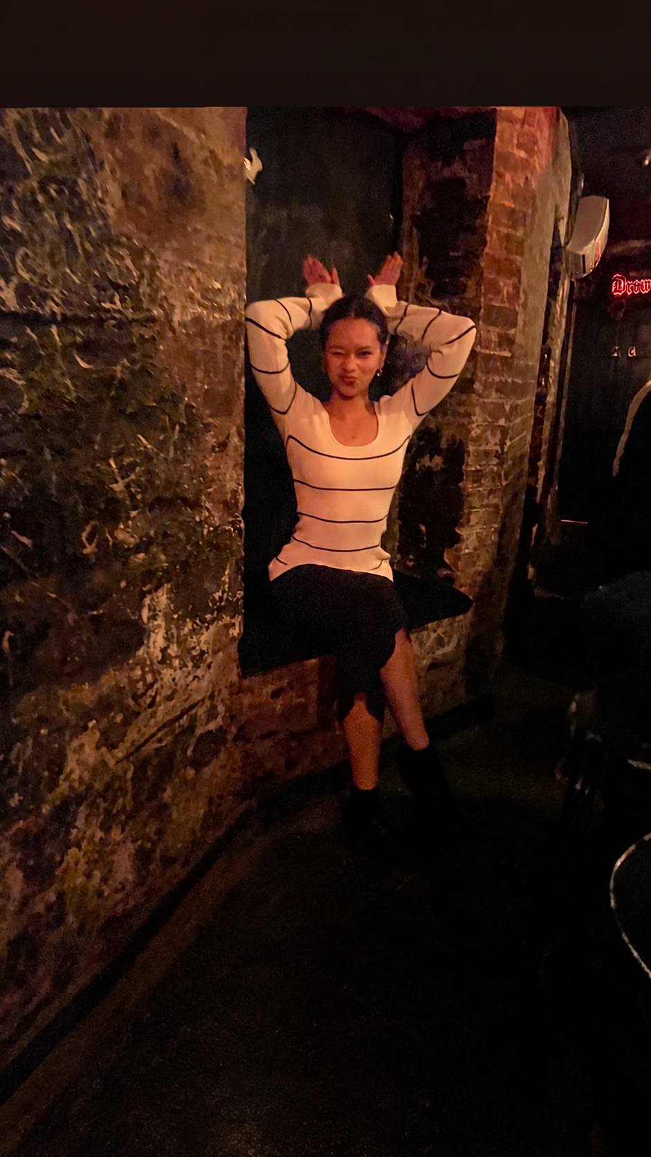 Guest in the Old Rabbit Club interior